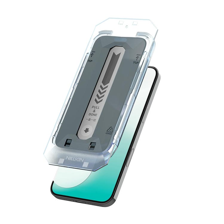 Kính cường lực chống nhìn trộm iPhone 17 Pro Max Nillkin Guardian+Khay tự dán 13